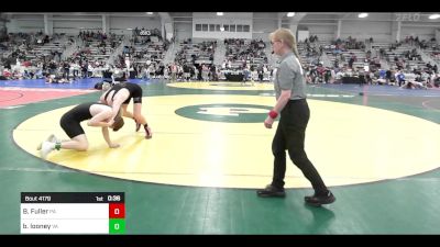 120 lbs Consi Of 64 #2 - Ben Fuller, PA vs Bryce Looney, VA