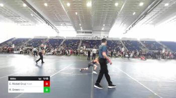 98 lbs Quarterfinal - Cato Rickel Cruz, Team Aggression vs Robert Green, Silverback WC