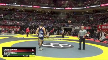 D3-157 lbs Champ. Round 1 - Jacob Starkey, South Range vs Kade Wireman, Allen East
