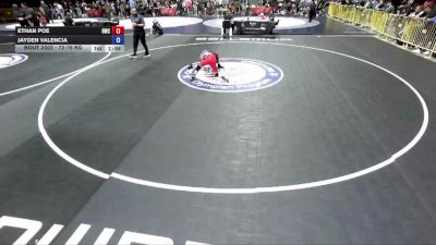 80 lbs Cons. Round 2 - Ethan Poe, Reign Wrestling Club vs Jayden Valencia