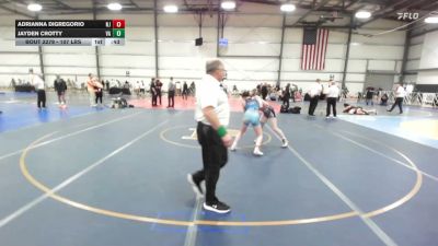 107 lbs Consi Of 8 #1 - Adrianna Digregorio, NJ vs Jayden Crotty, VA