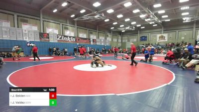 150 lbs Round Of 16 - Jacob Belden, San Clemente vs Josh Valdez, Servite