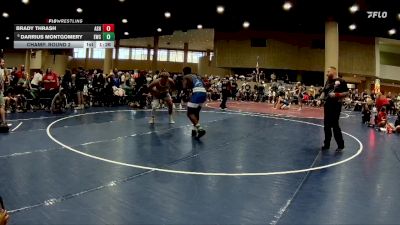 215 lbs Champ. Round 2 - Brady Thrash, Ashville vs Darrius Montgomery, Elevation Wrestling Club
