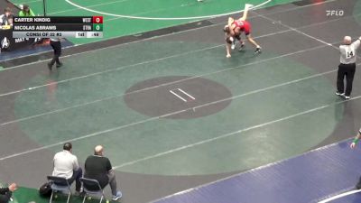 140 lbs Consi Of 32 #2 - Carter Kindig, West Perry vs Nicolas Abrams, Strath Haven