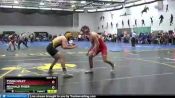 157 lbs Champ. Round 2 - Tyson Nisley, Wabash vs Reginald Ryder, Adrian