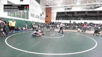 175 lbs Cons. Round 4 - Preston Holtzman, Huntington Beach vs Noah De Los Santos, Sonora (La Habra)