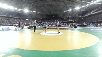 Girls 3A 135 lbs Champ. Round 2 - Zoe Grishko, Ridgeline (Girls) vs Paige Powers, Peninsula (Girls)