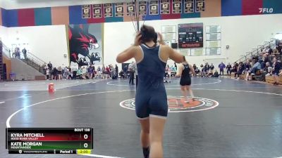 130 lbs Semifinal - Kate Morgan, Mountainside vs Kyra Mitchell, Hood River Valley