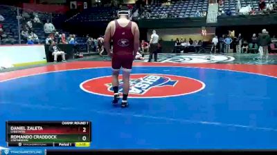 4A-215 lbs Champ. Round 1 - Daniel Zaleta, Chestatee vs Romando Craddock, Stephenson