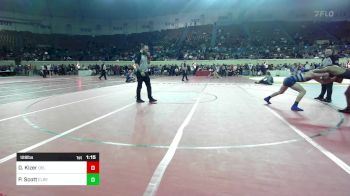 128 lbs Final - Dimitri Kizer, Del City vs Preston Scott, El Reno