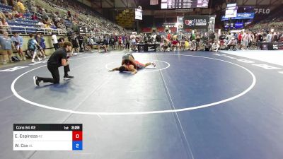 285 lbs Cons 64 #2 - Elias Espinoza, AZ vs Willie Cox, AL