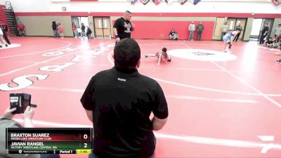 48-55 lbs Round 2 - Braxton Suarez, Moses Lake Wrestling Club vs Javian Rangel, Victory Wrestling-Central WA