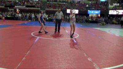 123 lbs Champ. Round 1 - Madisyn Racine, Minot Majettes vs Anastaysia Watters, Lockwood Wrestling Club