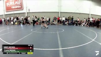 71 lbs Cons. Round 3 - Tyson Brown, Front Royal Wrestling Club vs Griff Dryden, Richmond Wrestling Club