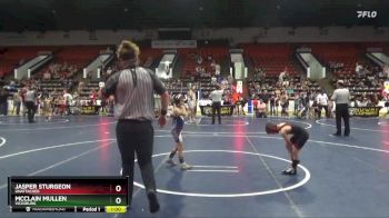 56 lbs Round 3 - Jasper Sturgeon, Unattached vs McClain Mullen, Vicksburg