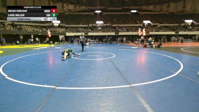 6-8 85 Semifinal - Miles Kincaid, Midlothian Miners Wrestling Cl vs Luke Miller, Great Bridge Wrestling