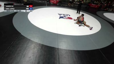138 lbs Cons. Sub-quarters - Jaiden Au, Reign Wrestling Club vs Eric Lopez, Peterson Grapplers Wrestling Club