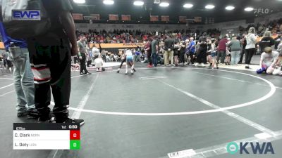 67 lbs Quarterfinal - Caroline Clark, Norman North vs Luke Doty, Lions Wrestling Academy