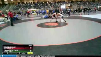 106 lbs Quarterfinals (8 Team) - Cole Babcock, 5A Scappoose vs Diego De La Cruz, 5A Eagle Point