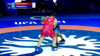 125 kg Qualif. - Ali Akbarpourkhordouni, IRI vs Arslanbek Turdubekov, KGZ