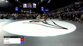 160 lbs Cons 64 #2 - Kash Cobb, Idaho vs Edmund Enright, Illinois