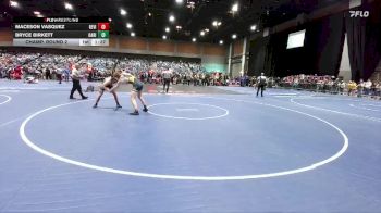 157 lbs Champ. Round 2 - Maceson Vasquez, Redwood -Visalia vs Bryce Birkett, Oak Ridge