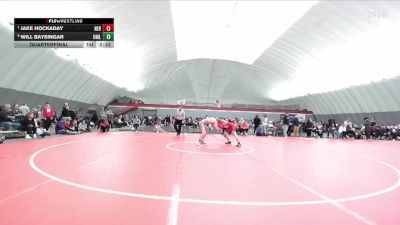 141 lbs Quarterfinal - Jake Hockaday, Nebraska vs Will Baysingar, Unattached Illinois
