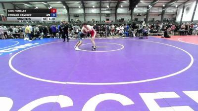 215 lbs Quarters - Tate Hensley vs Edward Ramirez, All Phase Wrestling