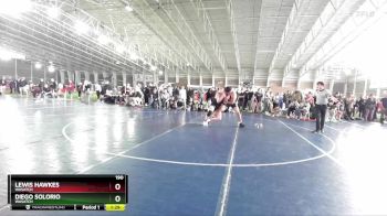 190 lbs Quarterfinal - Lewis Hawkes, Wasatch vs Diego Solorio, Wasatch