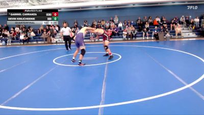 197 lbs Quarterfinal - Devin Kinlicheenie, New Mexico Highlands vs Gabriel Carranza, Colorado Mesa University