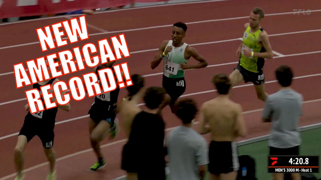 Yared Nuguse SHATTERS Galen Rupp's U.S. 3k Record