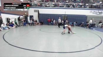 71 lbs Cons. Round 2 - Ryder Shirley, Hawk Wrestling Club vs Lincoln Mulberry, Kimberly Bulldog Wrestling Club
