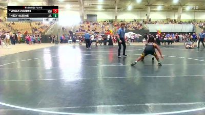 140 lbs Semifinal - Vegas Cooper, Nashville Catholic Wrestling vs Hezy Sledge, Rabbit Wrestling Club