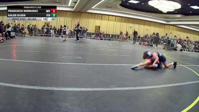 66 lbs Quarterfinal - Francisco Bermudez, Imperial vs Kaleb Olsen, Fitness Fight Factory WC