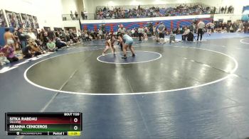 165 lbs Cons. Round 3 - Sitka Rabdau, Vallivue vs KeAnna Ceniceros, Caldwell