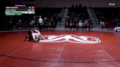 197 lbs Finals (2 Team) - Cody South, Mt San Antonio College vs John Saldivar, Fresno City College