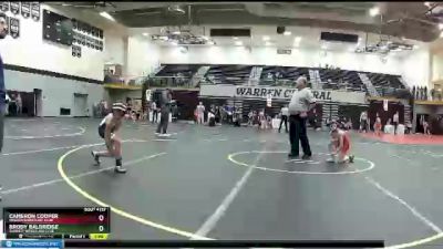 77 lbs Quarterfinal - Cameron Cooper, Dragon Wrestling Club vs Brody Baldridge, Garrett Wrestling Club