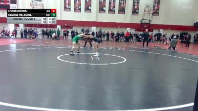 125 lbs Champ. Round 1 - Chase Manski, Umpqua Community College vs Sameul Valencia, Big Bend