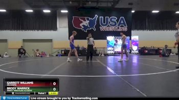 144 lbs Champ. Round 1 - Brody Warrick, Sebolt Wrestling Academy vs Garrett Williams, Oklahoma