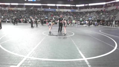 91.6 lbs Consi Of 8 #2 - Avery Taylor, Brushy WC vs Lennox Gebara, East Kansas Eagles