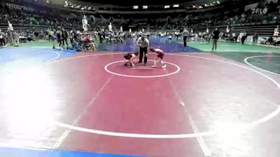 55 lbs Quarterfinal - Lillian Davidson, Wall Knights Wrestling Club vs Honor Pluchino, Central Youth Wrestling