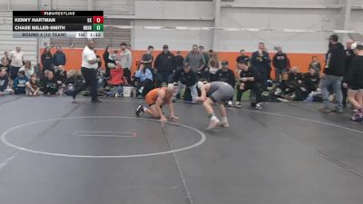 96 lbs Round 5 (10 Team) - Kenny Hartman, Kardiac Kidz vs Chase Miller-Smith, Neighborhood Wrestling