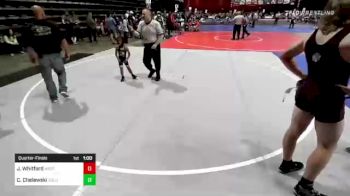 43 lbs Quarterfinal - Chase Chelewski, Colorado Outlaws vs Jayna Whitford, Westlake