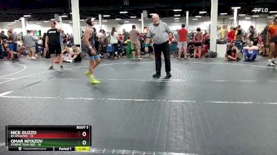 110 lbs Round 3 (4 Team) - Nick Guzzo, 84 Athletes vs Omar Niyazov, Xtreme Team Red