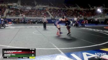 D1-235 lbs Quarterfinal - Desiree Hall, Westwood vs La-Aunjahnay Lany, Raymond Kellis