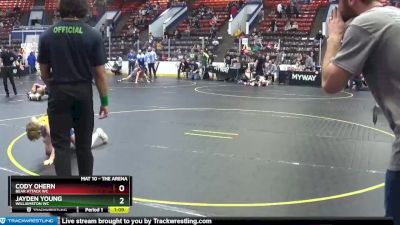 70 lbs Cons. Round 4 - Jayden Young, Williamston WC vs Cody Ohern, Bear Attack WC