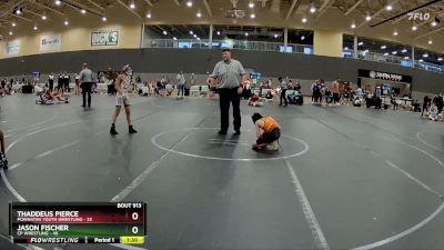 80 lbs Cons. Semi - Thaddeus Pierce, Powhatan Youth Wrestling vs Jason Fischer, CP WRESTLING