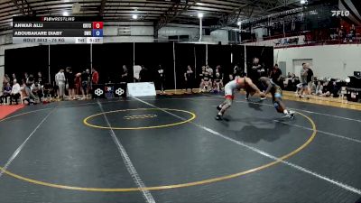 74 kg Cons. Round 4 - Anwar Alli, CLT Regional Training Center vs Aboubakare Diaby, Dragon Wrestling Club
