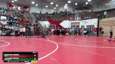 99-106 lbs Semifinal - Quinton Siders, WRTC vs Jackson Poole, Intense WC