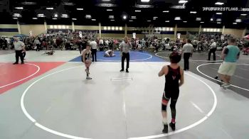 88 lbs Quarterfinal - Aaron Meza, Sunkist Kids/Monster Garage vs James Moore, Stout Wr Ac